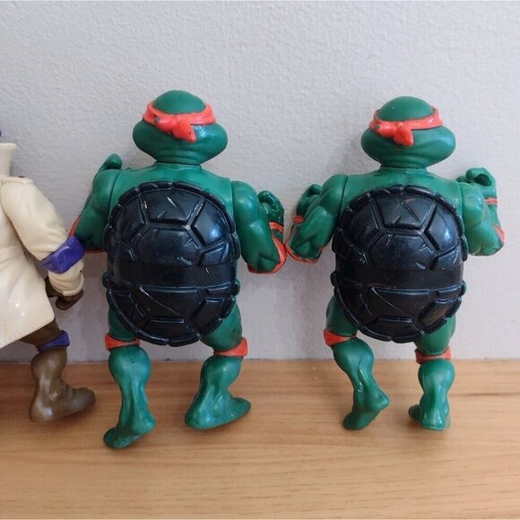 Vintage Lot (4) 90s Mirage Studios Teenage Mutant Ninja Turtles Action Figures - Picture 6 of 8